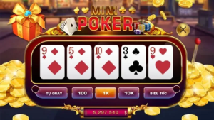 Nổ hũ Mini Poker trúng hũ 50 triệu chỉ với vài nghìn đồng